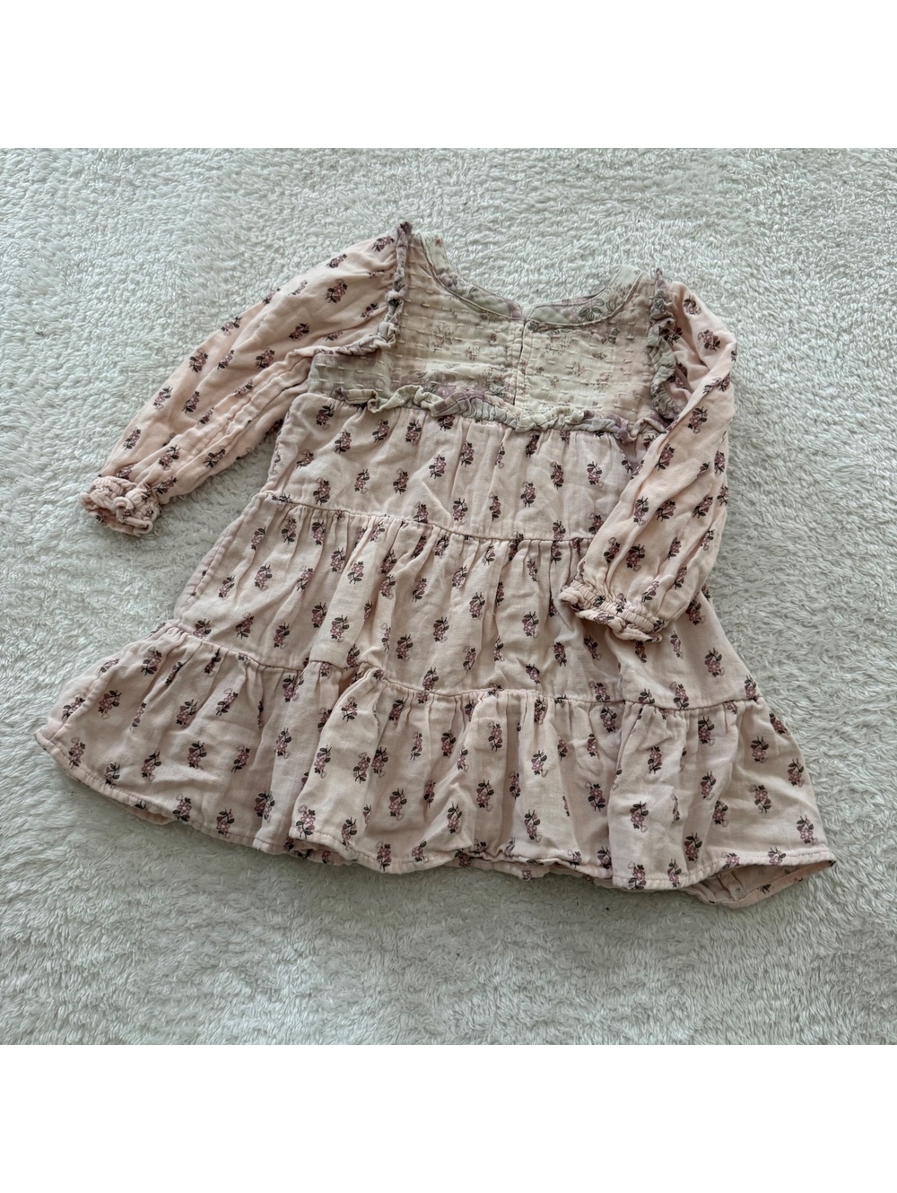 3t Floral Muslin Dress